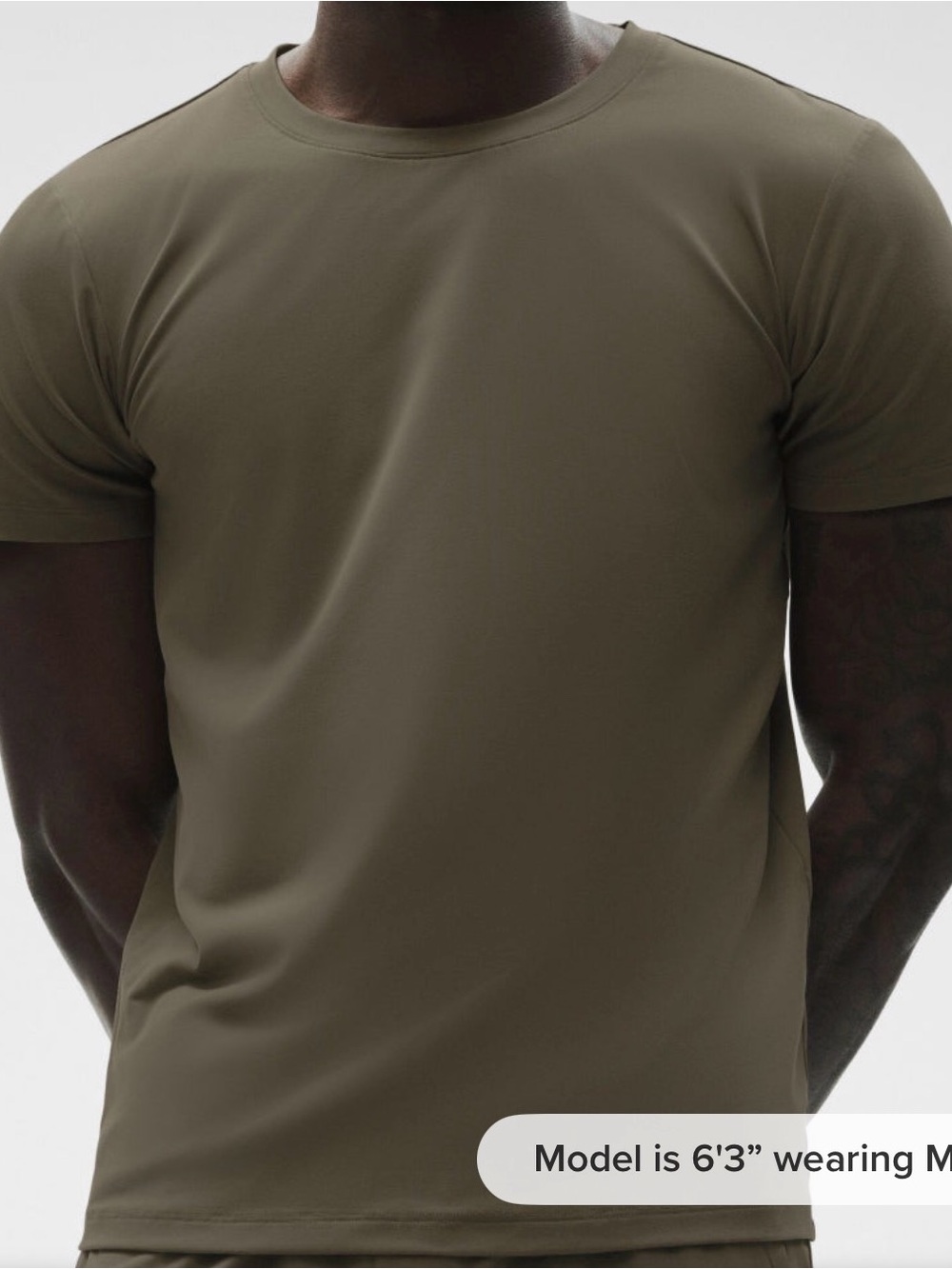 ALO Yoga Men's Crew Short Sleeve Tee - Olive